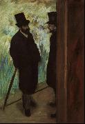 Edgar Degas Halevy and Cave Backstage at the Opera oil painting artist